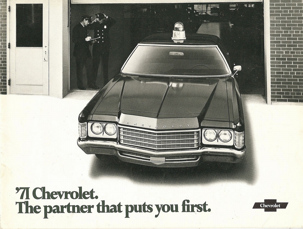 1971 Chevrolet Police Vehicles Brochure Page 2
